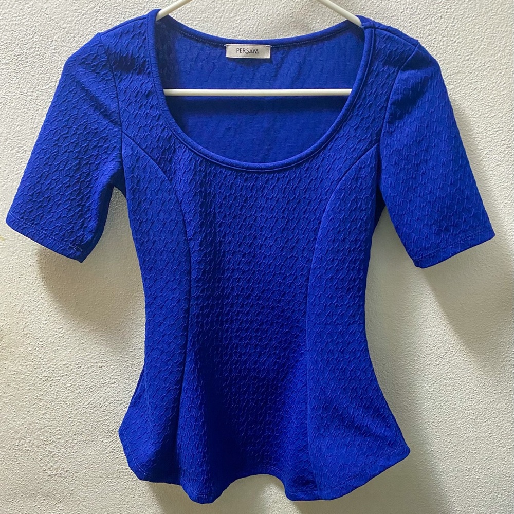 Small Royal Blue Blouse